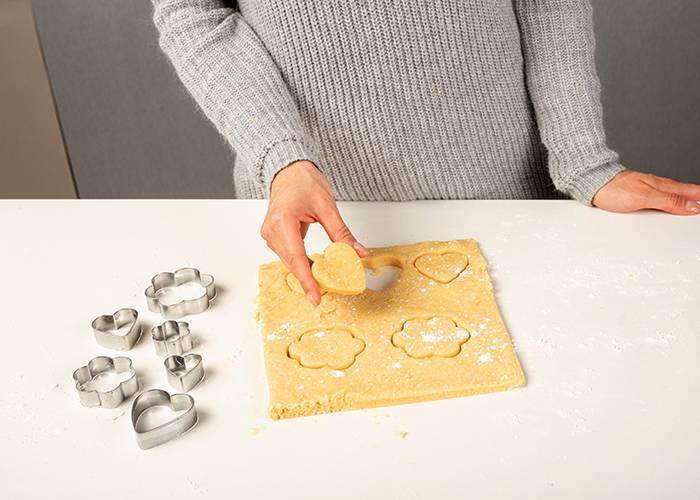 Ανοξείδωτα τσέρκια - κουπ πατ για μπισκότα Misty σετ 6τεμ