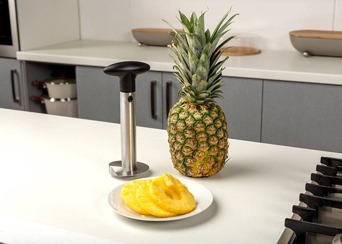 Ανοξείδωτος αποφλοιωτής και κόπτης ανανά Acer 24.5cm