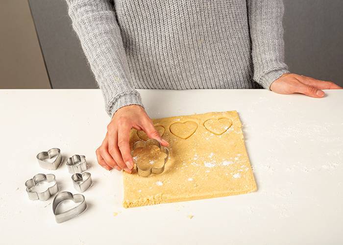 Ανοξείδωτα τσέρκια - κουπ πατ για μπισκότα Misty σετ 6τεμ