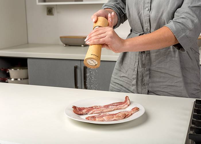 Ξύλινος μύλος Terrestrial με κεραμικό αλεστή 21cm