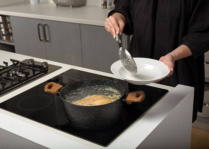 Ανοξείδωτη κουτάλα τρυπητή Acer 34cm