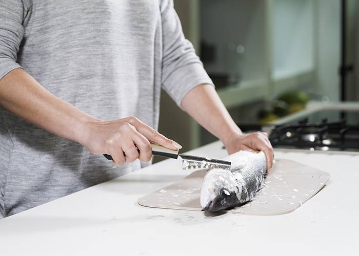 Εργαλείο απολέπισης ψαριών Misty με ανοξείδωτη λάμα 22.5cm