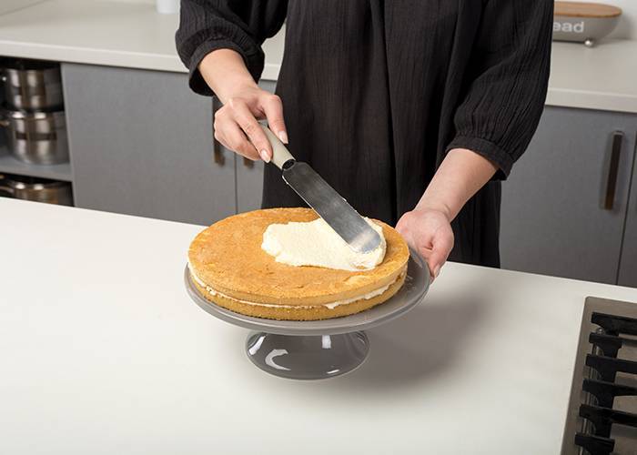 Ανοξείδωτη σπάτουλα γλάσου ζαχαροπλαστικής Misty 31cm