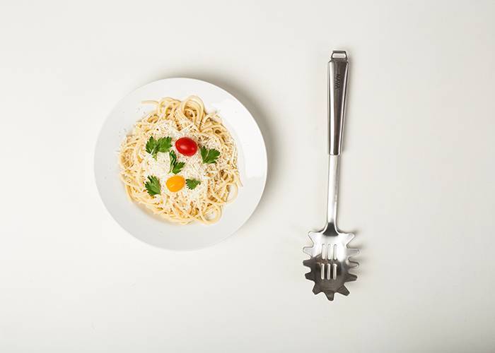 Ανοξείδωτη κουτάλα ζυμαρικών Acer 32.5cm