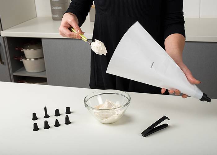 Κορνέ σακούλα ζαχαροπλαστικής σετ Misty 36cm