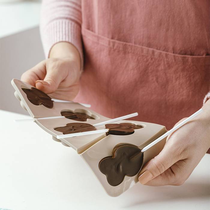 Φόρμα σιλικόνης για σοκολατάκια και γλειφιτζούρια Misty 20cm