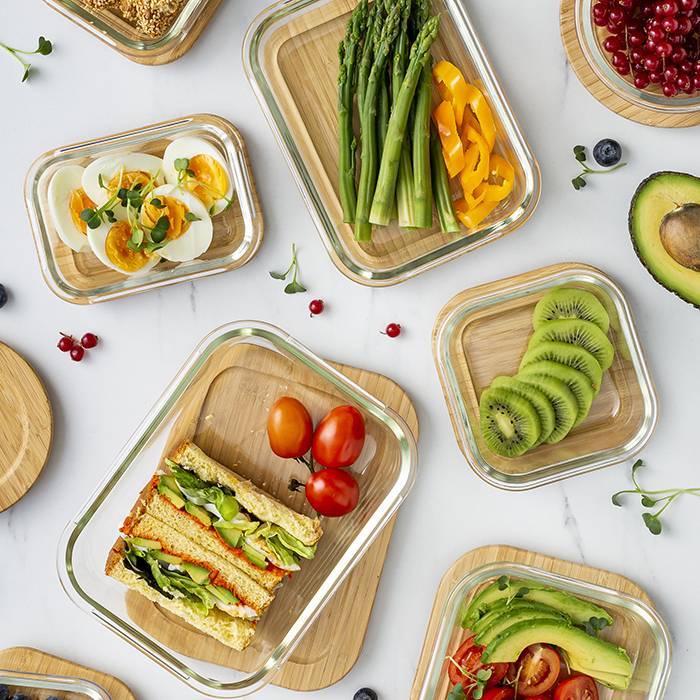 Δοχείο φαγητού γυάλινο τετράγωνο Arizona 450ml