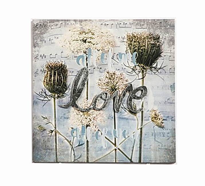 Διακοσμητικός Καμβάς Love & Flowers  PI250