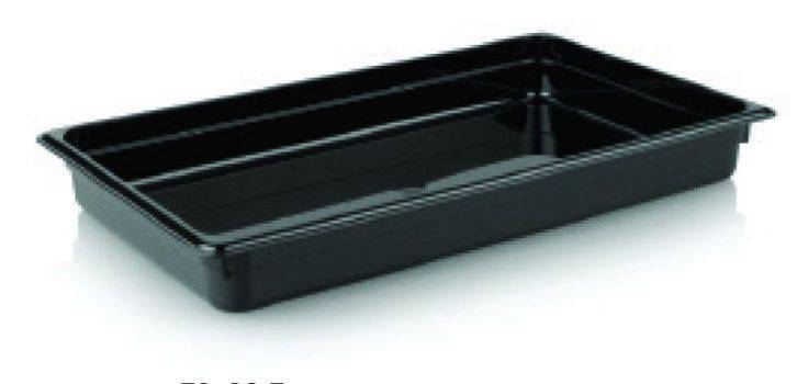Δοχείο PC 11 GN Μαύρο 6.5Ycm-04-341