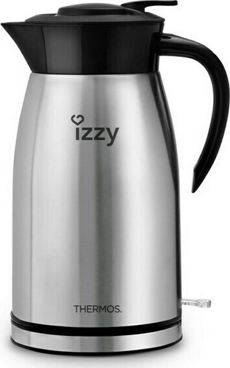 Izzy IZ-3006 Βραστήρας 1.5lt 1800W Ασημί