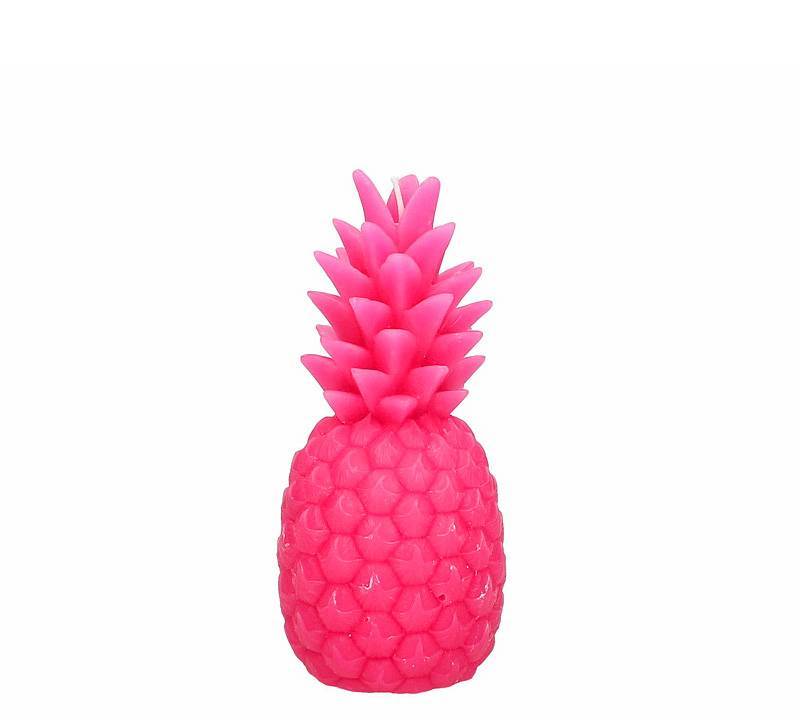 Κερί Ανανάς ροζ χρ.,17cm WER-8072