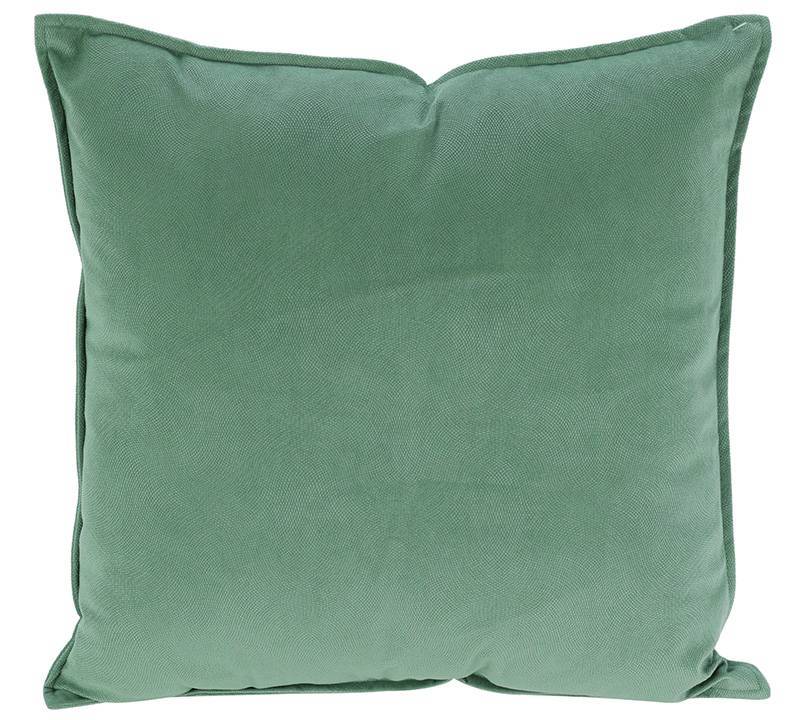 Μαξιλάρι βελουτέ με ρέλι,45x45cm, βεραμάν HE305