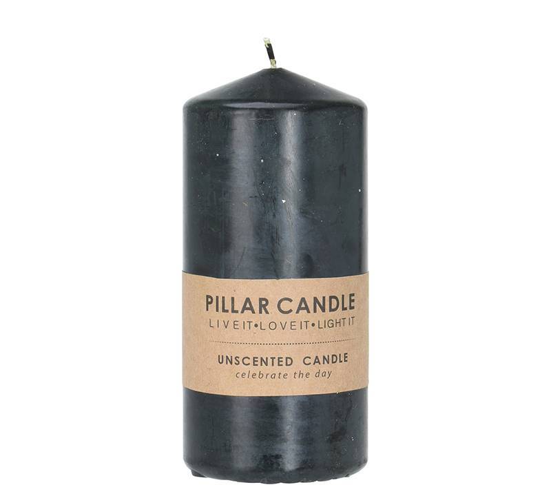 Κερί κορμός 6.5x14cm,μαύρο χρ. CA327