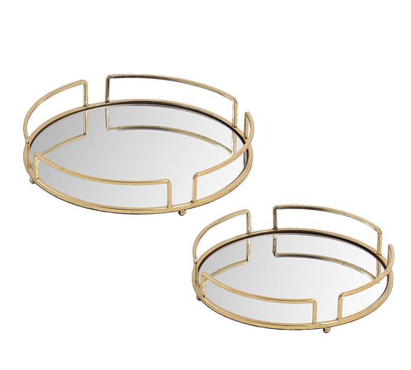 Σετ/2 στρογγ.δισκοι με καθρεπτη 35-40cm HT665