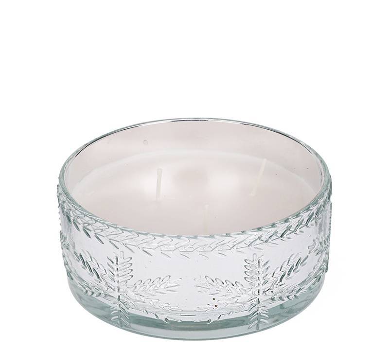 Αρωματικό κερί σχ.τουρτα σε ασημί γυάλα δ.15cm CA437