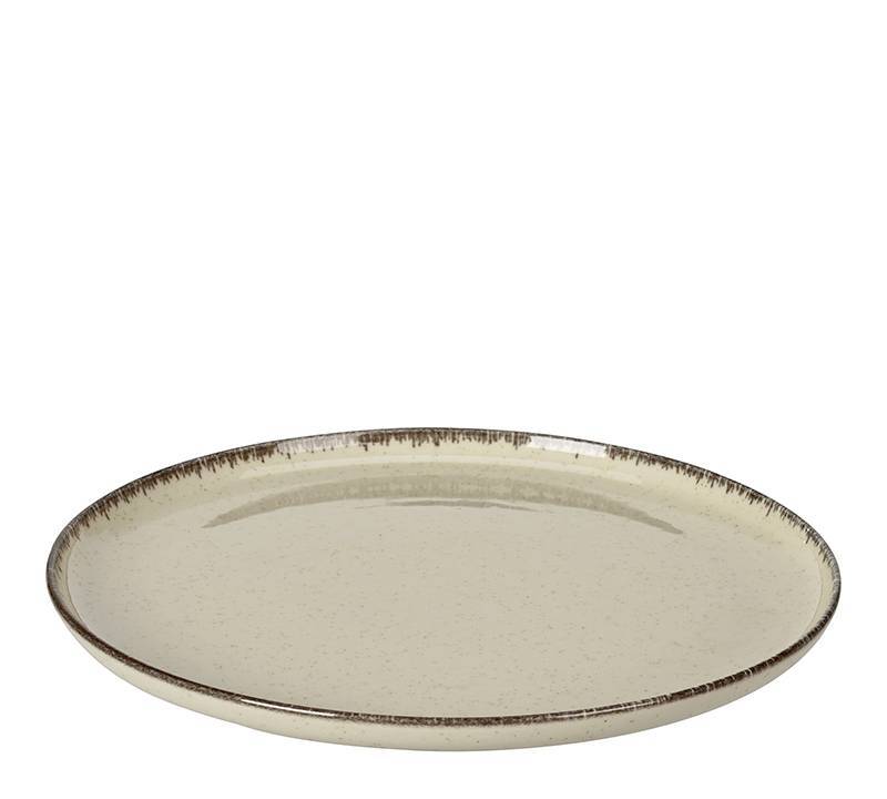 Πιάτο πορσελάνης φαγητού 27x2,5cm,μπεζ χρ. KZ232