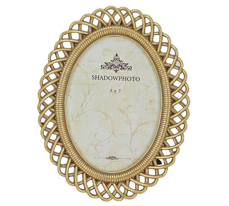 Οβάλ Φωτο/θήκη polyresin 13x18cm KO187