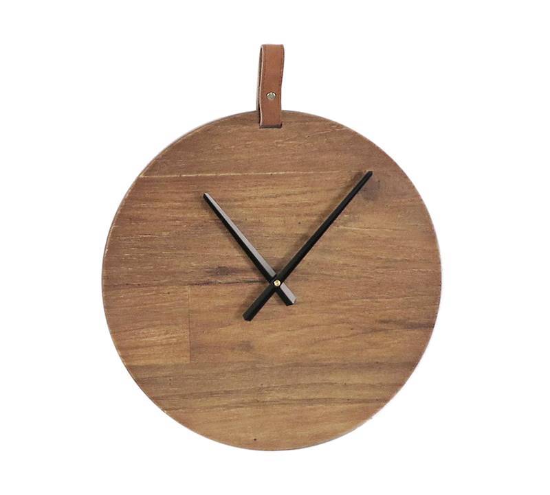 Minimal ρολόι τοίχου απο ξύλο, 40cm ID231