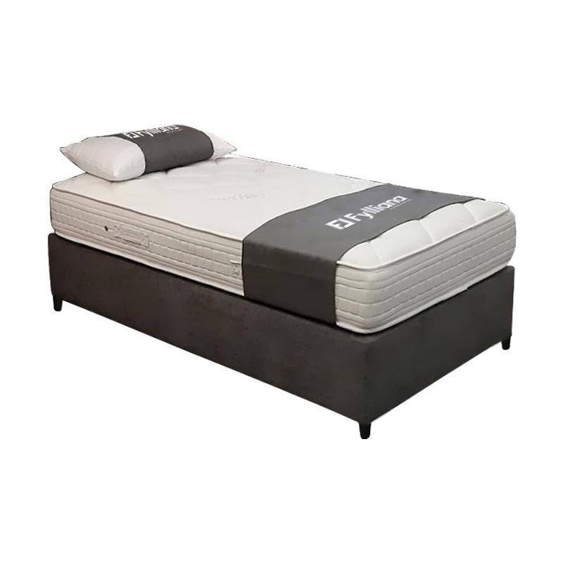 ΒΑΣΗ ΚΡΕΒΑΤΙΟΥ Lionel ΓΚΡΙ ΧΡΩΜΑ ΜΕ ΠΛΑΣΤΙΚΑ ΠΟΔΙΑ 90x200x20