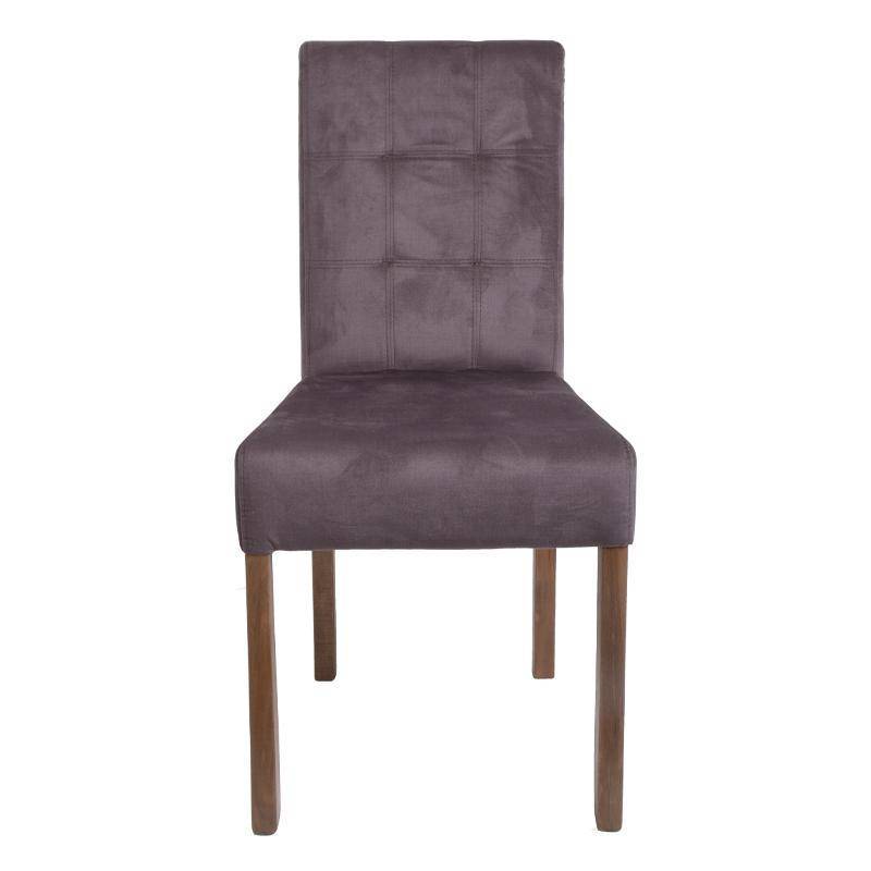 ΚΑΡΕΚΛΑ ΤΡΑΠΕΖΑΡΙΑΣ Fylliana Τ-12 Domenic ΚΑΦΕ ΥΦΑΣΜΑ GREY OAK ΠΟΔΙΑ 45*45*90