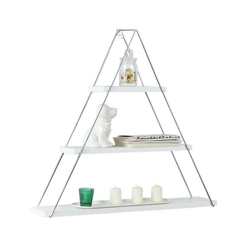 ΡΑΦΙ ΤΟΙΧΟΥ Fylliana Elmira Triangle ΛΕΥΚΟ 74*13*61