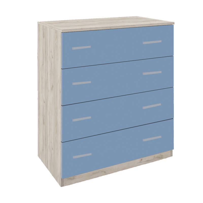 ΣΥΡΤΑΡΙΕΡΑ Fylliana Smile GREY OAK - ΜΠΛΕ 80*45*90