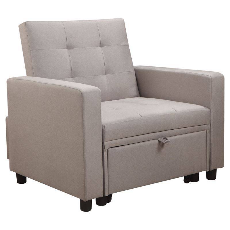 IMOLA Πολυθρόνα - Κρεβάτι Σαλονιού - Καθιστικού, Ύφασμα Cappuccino Ε-00022592 Ε9921,13