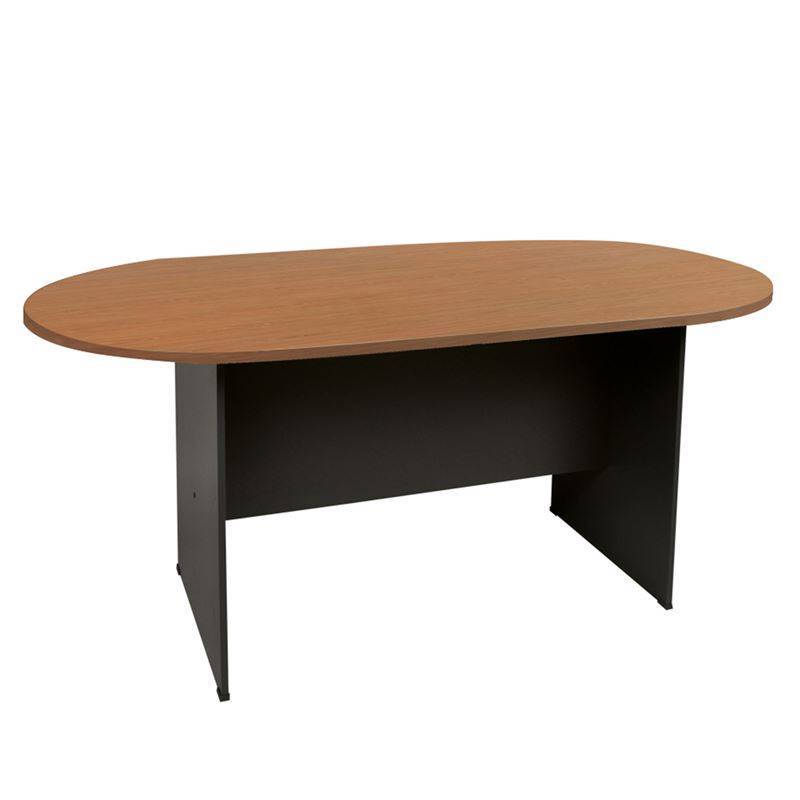 ΣΥΝΕΔΡΙΟΥ-A Τραπέζι Οβάλ Απόχρωση Dark Grey - Cherry Ε-00020487 ΕΟ122,1
