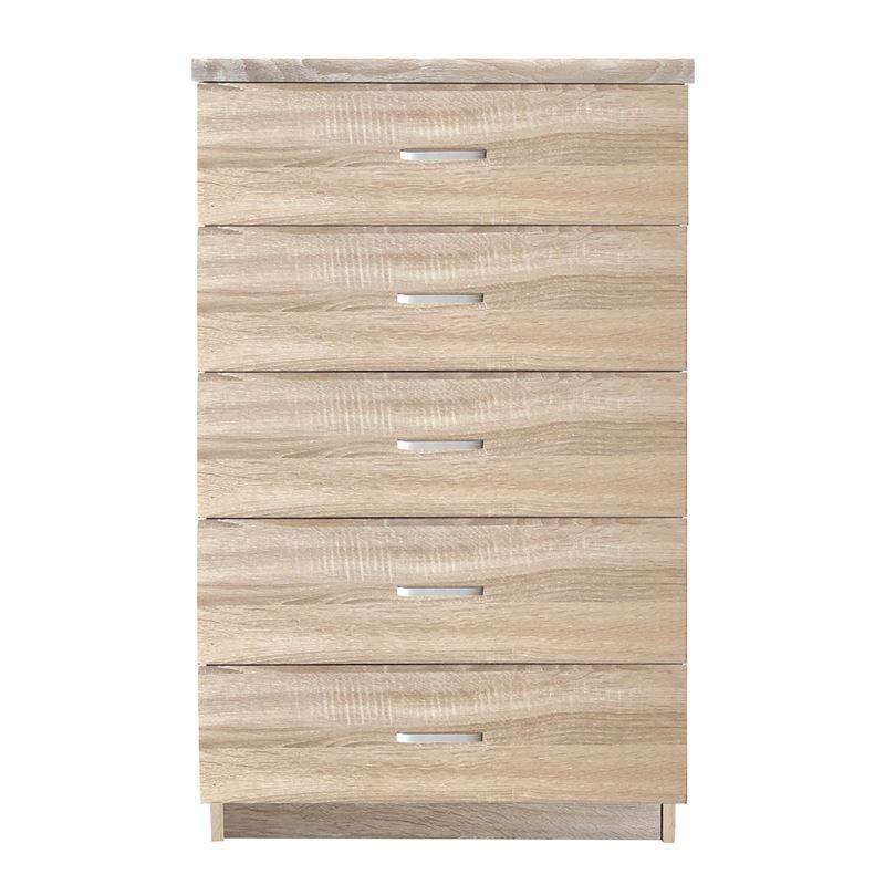 DRAWER Συρταριέρα με 5 Συρτάρια, Απόχρωση Sonoma Ε-00021869 Ε7395,2