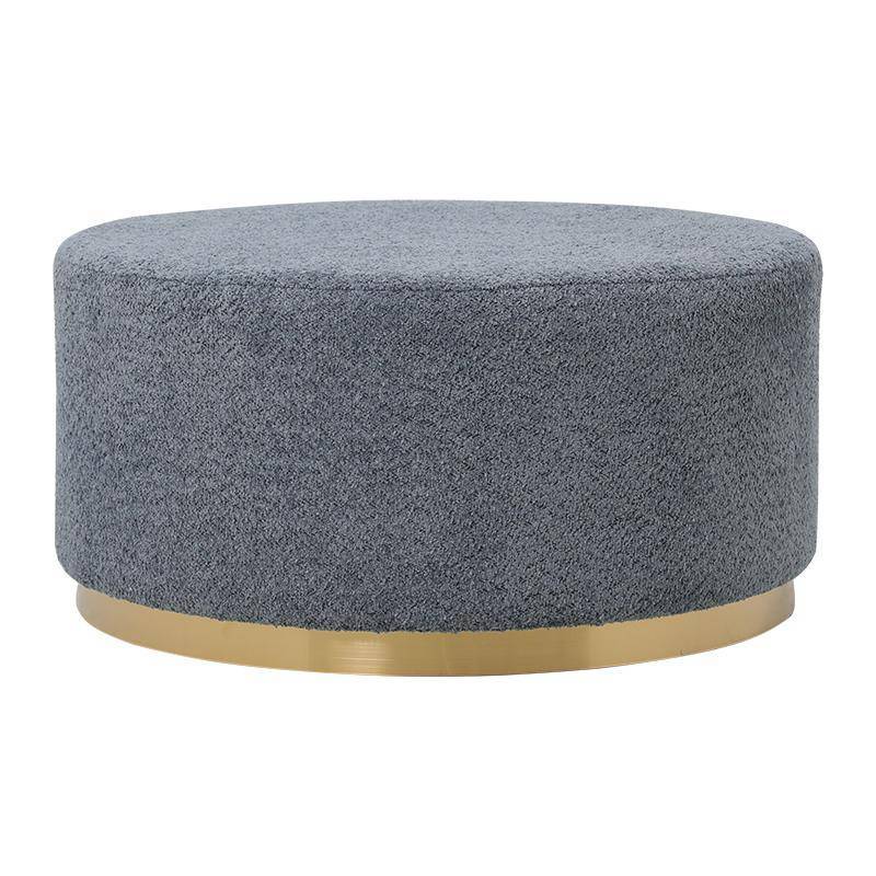 ΥΦΑΣΜΑΤΙΝΟ ΣΤΡΟΓΓΥΛΟ ΣΚΑΜΠΟ Fylliana 22283 ΜΠΛΕ ΧΡΩΜΑ ΜΕ ΧΡΥΣΗ ΒΑΣΗ 80x80x41εκ