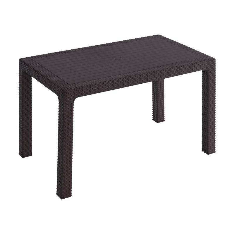 ΤΡΑΠΕΖΙ ΕΞΟΧΗΣ Fylliana Baltic ΚΑΦΕ ΧΡΩΜΑ 140x80x75εκ