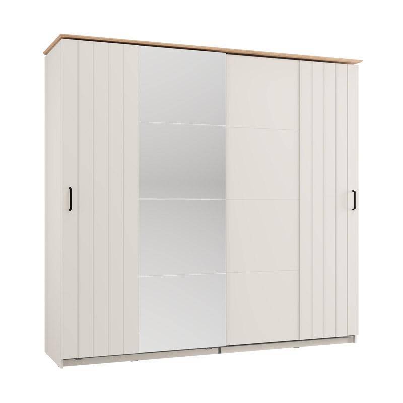 ΝΤΟΥΛΑΠΑ ΜΕ ΚΑΘΡΕΦΤΗ LAMBETH 220 OG h205 CASHMERE-ARTISAN OAK ΧΡΩΜΑ 220x62x205εκ