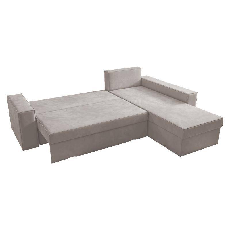 ΚΑΝΑΠΕΣ ΓΩΝΙΑ Fylliana OLYMP 3 TAUPE 280*210*80