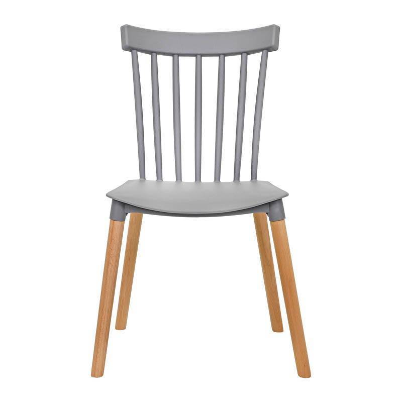 ΚΑΡΕΚΛΑ ΤΡΑΠΕΖΑΡΙΑΣ Fylliana Rubina ΓΚΡΙ ΧΡΩΜΑ 51x50x84εκ