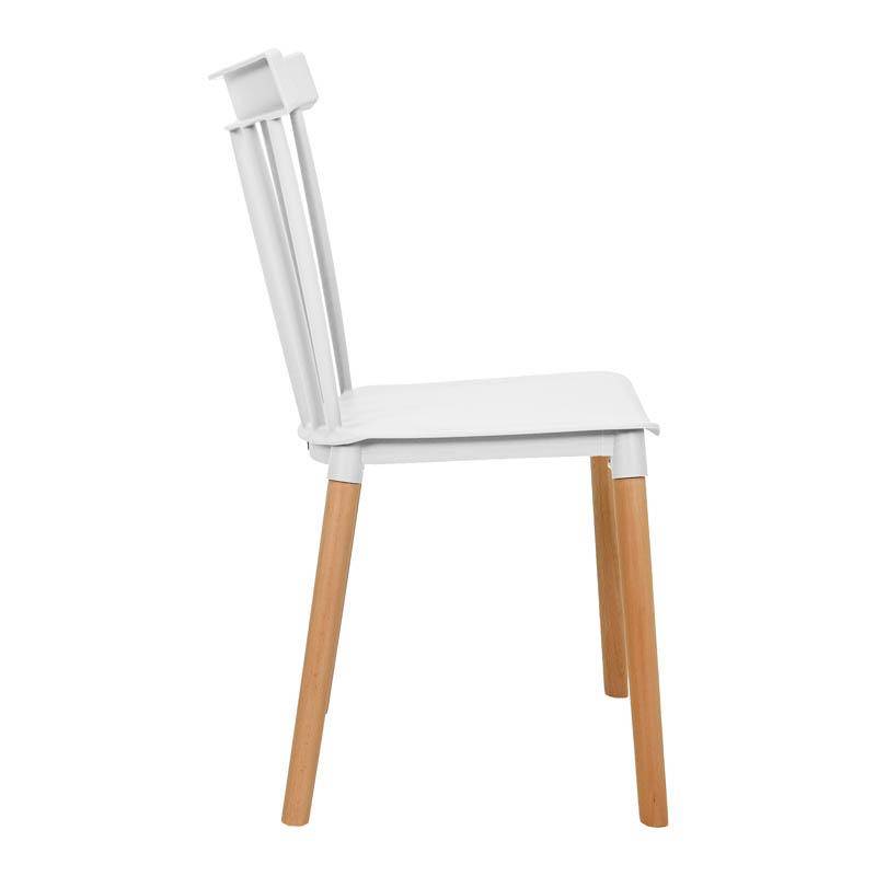 ΚΑΡΕΚΛΑ ΤΡΑΠΕΖΑΡΙΑΣ Fylliana Rubina ΛΕΥΚΟ ΧΡΩΜΑ 51x50x84εκ