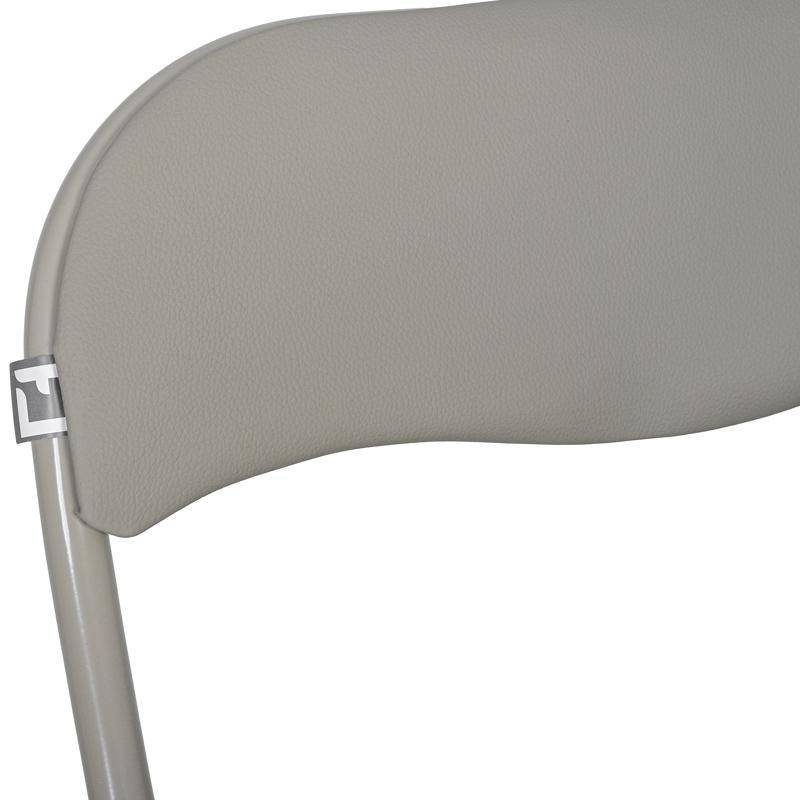 ΜΕΤΑΛΛΙΚΗ ΑΝΑΔΙΠΛΟΥΜΕΝΗ ΚΑΡΕΚΛΑ Fylliana 758 ΓΚΡΙ ΧΡΩΜΑ 43x44x78εκ