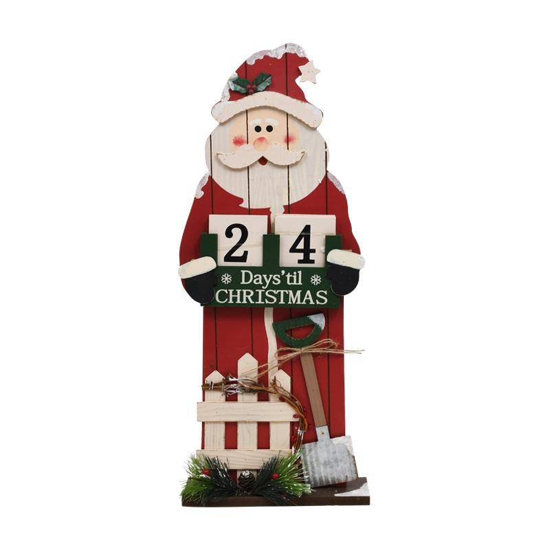 ΧΡΙΣΤΟΥΓΕΝΝΙΑΤΙΚΟ ΔΙΑΚΟΣΜΗΤΙΚΟ Xmas Calendar ΚΟΚΚΙΝΟ 23x7x57