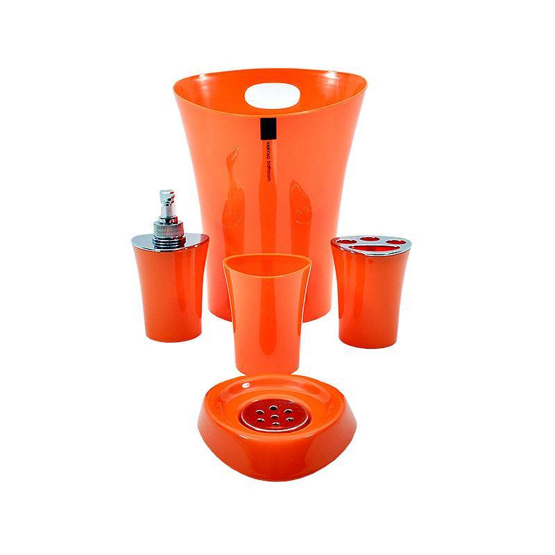 ΣΕΤ ΜΠΑΝΙΟΥ 5 ΤΕΜΑΧΙΩΝ ΠΟΡΤΟΚΑΛΙ sls