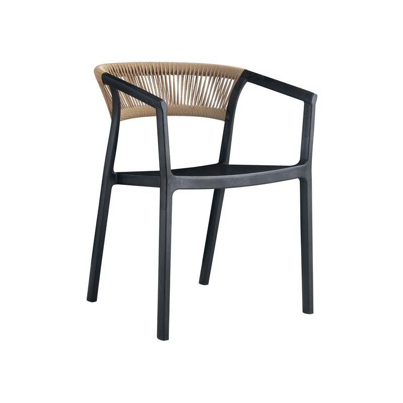 ΚΑΡΕΚΛΑ ΚΗΠΟΥ Fylliana Elora ΜΑΥΡΟ-ΚΑΦΕ ΧΡΩΜΑ 58x56x75εκ