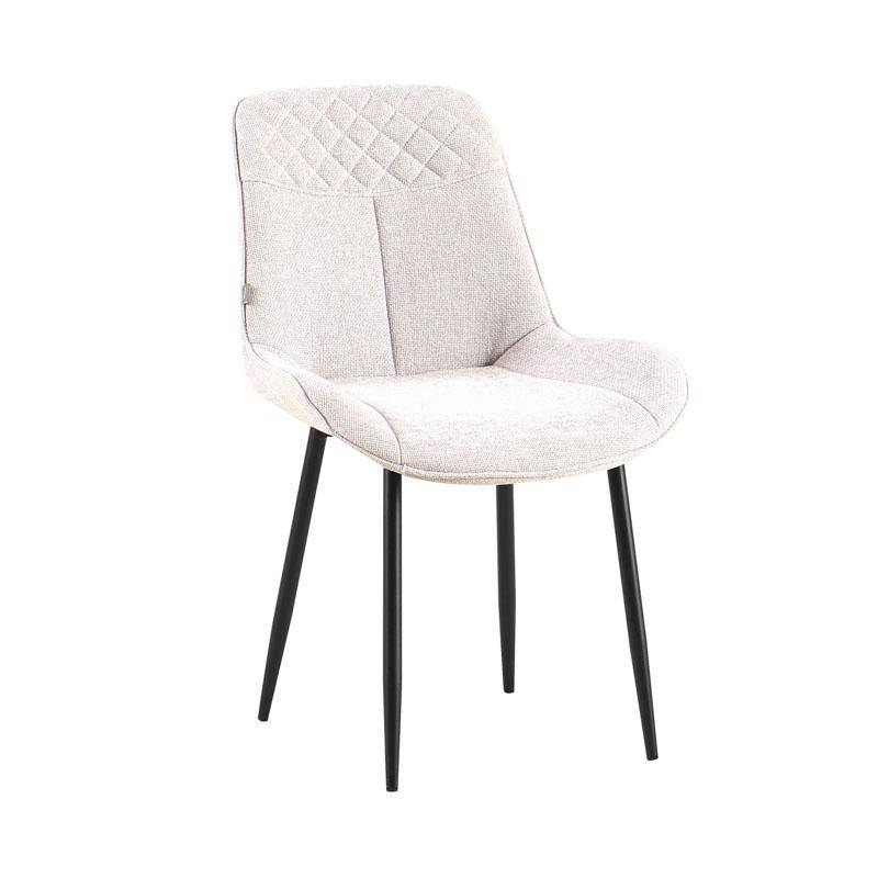 ΚΑΡΕΚΛΑ ΤΡΑΠΕΖΑΡΙΑΣ Fylliana FL2508 ΓΚΡΙ ΠΑΓΟΥ ΧΡΩΜΑ ΥΦΑΣΜΑΤΟΣ ΜΕ ΜΕΤΑΛΛΙΚΟ ΣΚΕΛΕΤΟ 58x53x84εκ