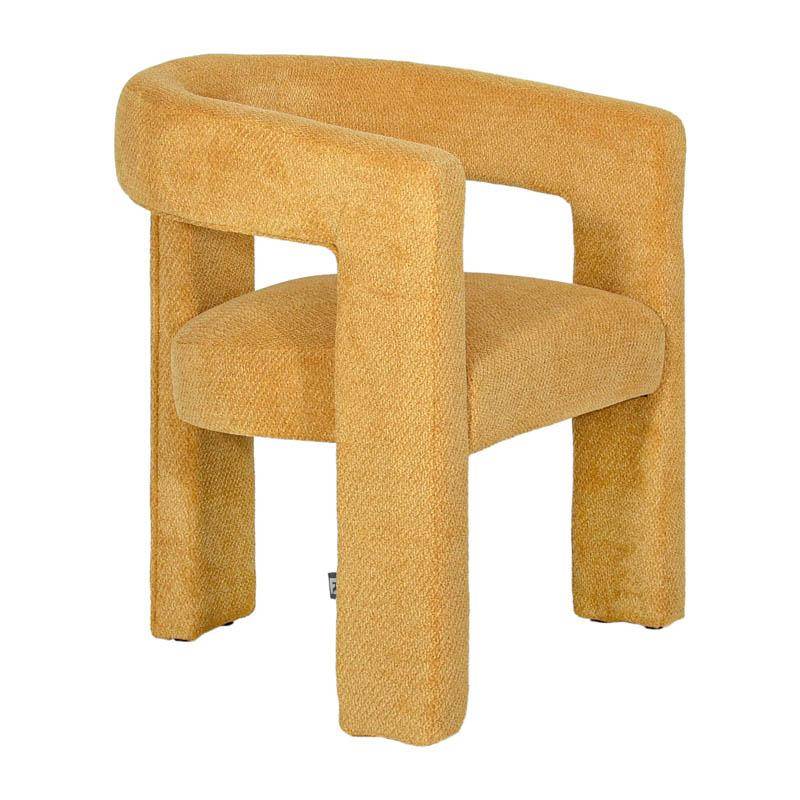 ΚΑΡΕΚΛΑ ΤΡΑΠΕΖΑΡΙΑΣ Fylliana FL6493 ΜΟΥΣΤΑΡΔΙ ΧΡΩΜΑ ΥΦΑΣΜΑΤΟΣ 64x56x75εκ