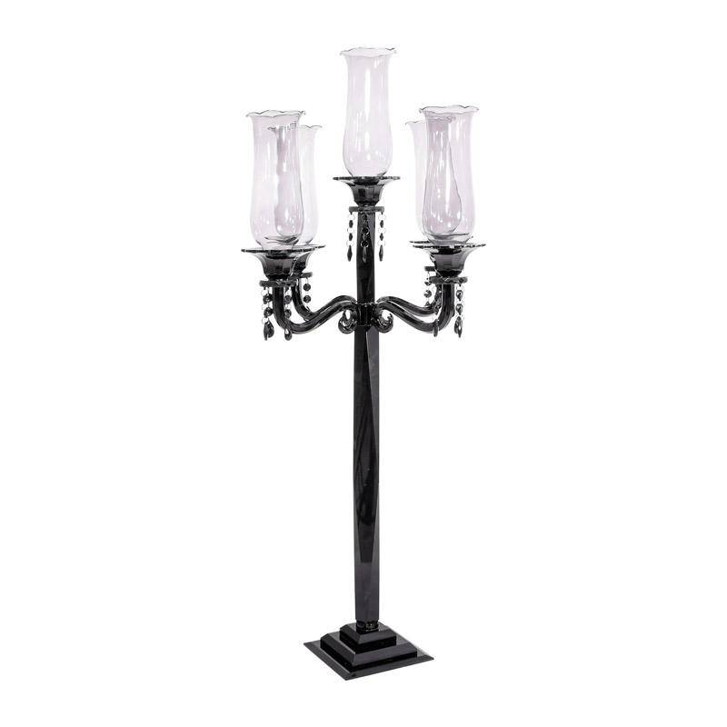 ΚΡΥΣΤΑΛΛΙΝΟ ΚΗΡΟΠΗΓΙΟ 5 ΘΕΣΕΩΝ Fylliana FL6802 ΜΑΥΡΟ 36x100εκ