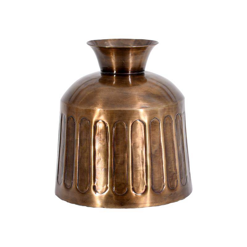 ΜΕΤΑΛΛΙΚΟ ΒΑΖΟ Fylliana FL25042 ΜΠΡΟΝΖΕ ΧΡΩΜΑ 15x16εκ