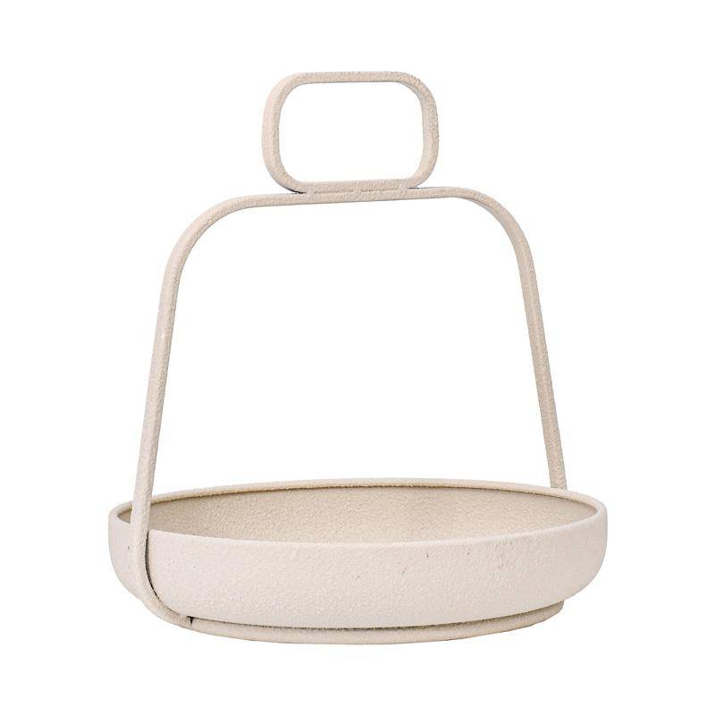 ΜΕΤΑΛΛΙΚΟΣ ΔΙΣΚΟΣ Fylliana FL620327 ΚΡΕΜ ΧΡΩΜΑ 26x25x27εκ