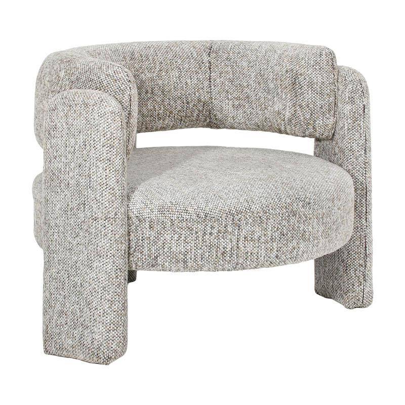 ΠΟΛΥΘΡΟΝΑ Fylliana FL6414 ΕΚΡΟΥ ΜΕ ΜΑΥΡΟ ΧΡΩΜΑ ΥΦΑΣΜΑΤΟΣ 88x94x73εκ