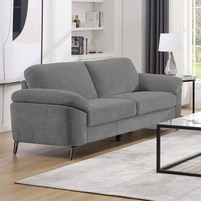 KATRINA Καναπές 3θ - Σαλονιού - Καθιστικού, Ύφασμα Γκρι, K/D Ε-00025510 Ε9446,31