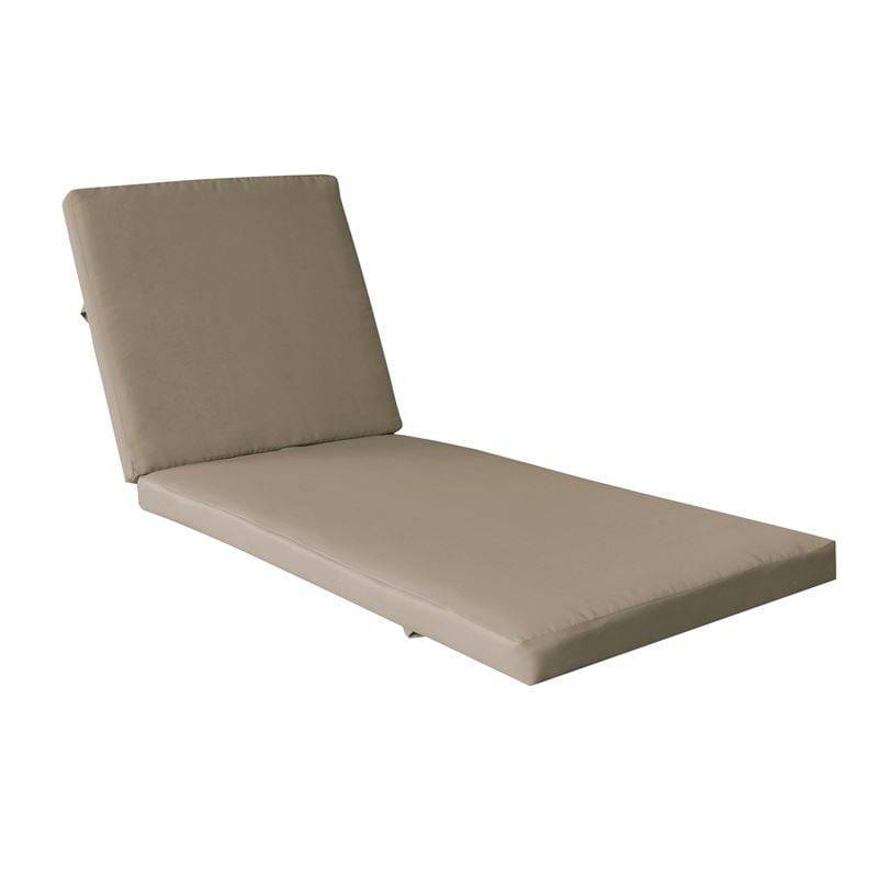 VERANO Μαξιλάρι Ξαπλώστρας (A) Ύφασμα Cappuccino Water Repellent με Φερμουάρ - Velcro Ε-00023730 Ε225,Μ3