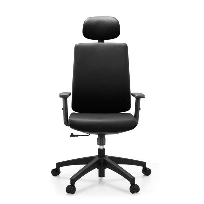 BF8200 Πολυθρόνα Γραφείου Διευθυντή, Pu Μαύρο Ε-00026641 ΕΟ623,1