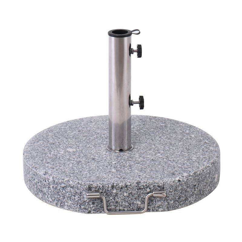 ΒΑΣΗ ομπρέλας στρογγυλή Γρανίτης/Inox #304 (40Kg) Ε-00025732 Ε933