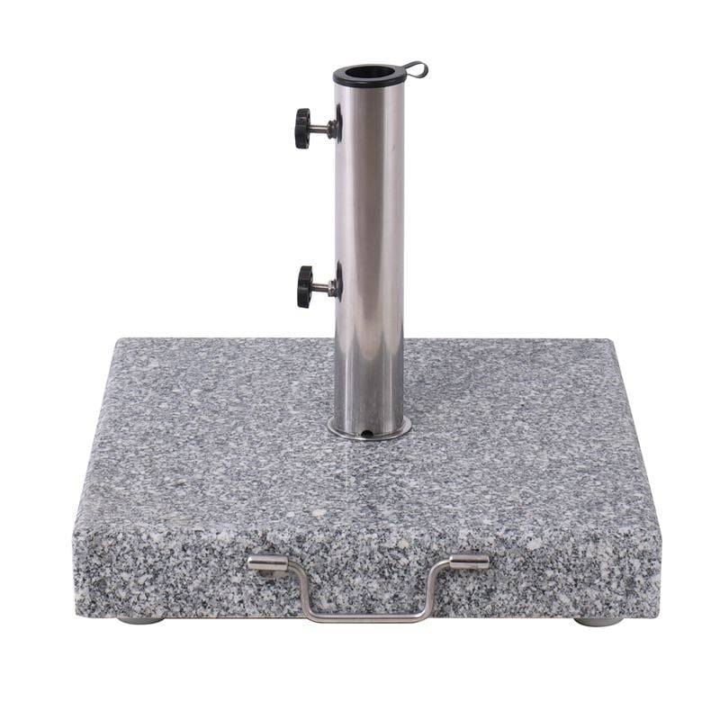 ΒΑΣΗ ομπρέλας τετράγωνη Γρανίτης/Inox #304 (40Kg) Ε-00025731 Ε932